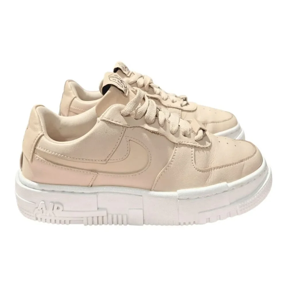 NIKE Air Force 1 'Pixel' (Pink Blush) Sneakers Size 5.5